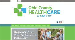 Desktop Screenshot of ohiocountyhospital.com