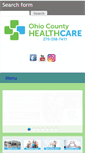 Mobile Screenshot of ohiocountyhospital.com